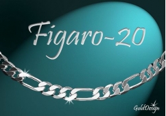 Figaro 20 - řetízek stříbřený